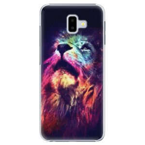 Plastové puzdro iSaprio - Lion in Colors - Samsung Galaxy J6+