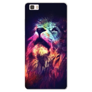 Silikónové puzdro iSaprio - Lion in Colors - Huawei Ascend P8 Lite