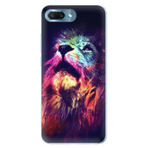 Silikónové puzdro iSaprio - Lion in Colors - Huawei Honor 10
