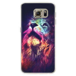 Silikónové puzdro iSaprio - Lion in Colors - Samsung Galaxy S6 Edge