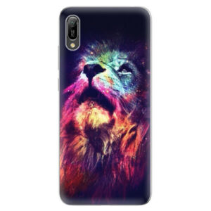Odolné silikonové pouzdro iSaprio - Lion in Colors - Huawei Y6 2019