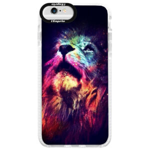 Silikónové púzdro Bumper iSaprio - Lion in Colors - iPhone 6 Plus/6S Plus