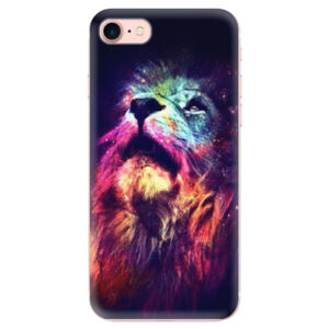 Odolné silikónové puzdro iSaprio - Lion in Colors - iPhone 7
