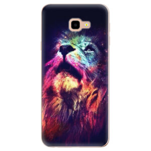 Odolné silikónové puzdro iSaprio - Lion in Colors - Samsung Galaxy J4+
