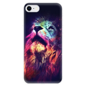 Odolné silikónové puzdro iSaprio - Lion in Colors - iPhone SE 2020