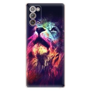 Odolné silikónové puzdro iSaprio - Lion in Colors - Samsung Galaxy Note 20
