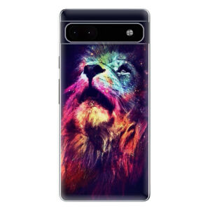 Odolné silikónové puzdro iSaprio - Lion in Colors - Google Pixel 6a 5G