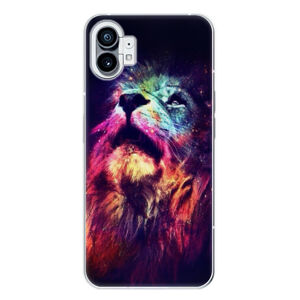 Odolné silikónové puzdro iSaprio - Lion in Colors - Nothing Phone (1)