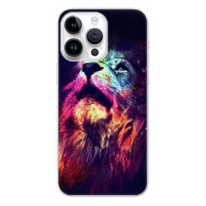 Odolné silikónové puzdro iSaprio - Lion in Colors - iPhone 15 Pro Max