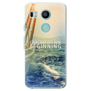 Plastové puzdro iSaprio - Beginning - LG Nexus 5X