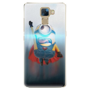 Plastové puzdro iSaprio - Mimons Superman 02 - Huawei Honor 7