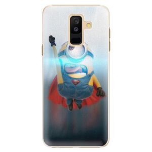 Plastové puzdro iSaprio - Mimons Superman 02 - Samsung Galaxy A6+