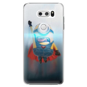 Plastové puzdro iSaprio - Mimons Superman 02 - LG V30