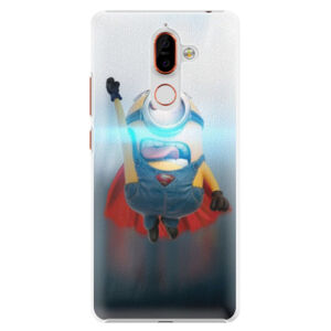 Plastové puzdro iSaprio - Mimons Superman 02 - Nokia 7 Plus