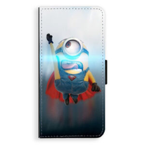 Flipové puzdro iSaprio - Mimons Superman 02 - Huawei Ascend P8