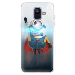 Silikónové puzdro iSaprio - Mimons Superman 02 - Samsung Galaxy A6