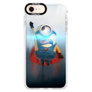Silikónové púzdro Bumper iSaprio - Mimons Superman 02 - iPhone 8