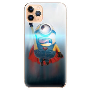 Odolné silikónové puzdro iSaprio - Mimons Superman 02 - iPhone 11 Pro Max