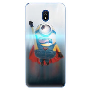 Odolné silikónové puzdro iSaprio - Mimons Superman 02 - Xiaomi Redmi 8A