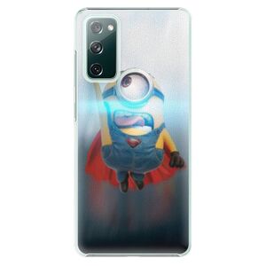 Plastové puzdro iSaprio - Mimons Superman 02 - Samsung Galaxy S20 FE