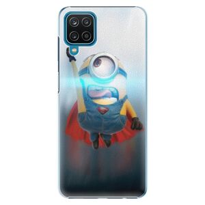 Plastové puzdro iSaprio - Mimons Superman 02 - Samsung Galaxy A12