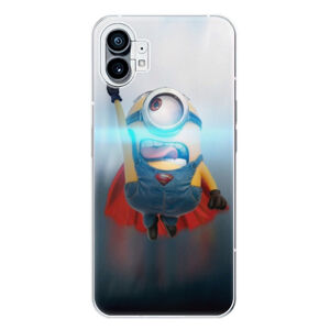 Odolné silikónové puzdro iSaprio - Mimons Superman 02 - Nothing Phone (1)