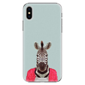 Plastové puzdro iSaprio - Zebra 01 - iPhone X