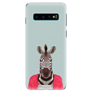 Plastové puzdro iSaprio - Zebra 01 - Samsung Galaxy S10
