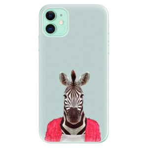 Odolné silikónové puzdro iSaprio - Zebra 01 - iPhone 11