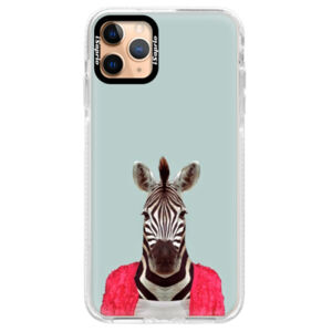 Silikónové puzdro Bumper iSaprio - Zebra 01 - iPhone 11 Pro Max