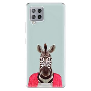 Odolné silikónové puzdro iSaprio - Zebra 01 - Samsung Galaxy A42