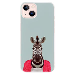 Odolné silikónové puzdro iSaprio - Zebra 01 - iPhone 13