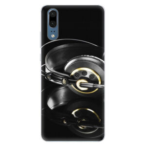 Silikónové puzdro iSaprio - Headphones 02 - Huawei P20