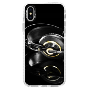 Silikónové púzdro Bumper iSaprio - Headphones 02 - iPhone X