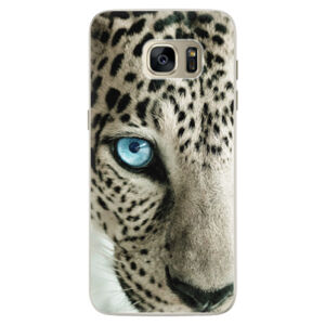 Silikónové puzdro iSaprio - White Panther - Samsung Galaxy S7