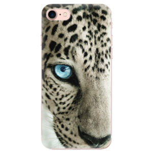 Odolné silikónové puzdro iSaprio - White Panther - iPhone 7