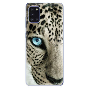 Odolné silikónové puzdro iSaprio - White Panther - Samsung Galaxy A31