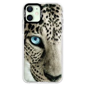Silikónové puzdro Bumper iSaprio - White Panther - iPhone 12