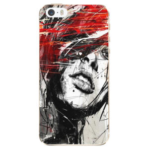 Odolné silikónové puzdro iSaprio - Sketch Face - iPhone 5/5S/SE