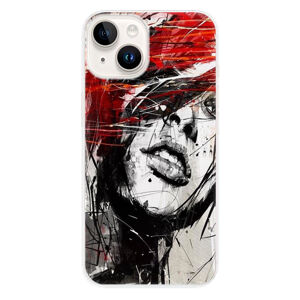 Odolné silikónové puzdro iSaprio - Sketch Face - iPhone 15