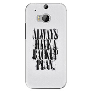 Plastové puzdro iSaprio - Backup Plan - HTC One M8