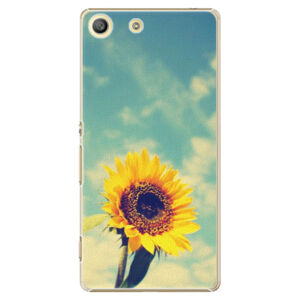 Plastové puzdro iSaprio - Sunflower 01 - Sony Xperia M5
