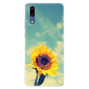 Silikónové puzdro iSaprio - Sunflower 01 - Huawei P20