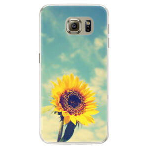 Silikónové puzdro iSaprio - Sunflower 01 - Samsung Galaxy S6 Edge