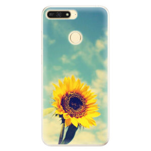 Silikónové puzdro iSaprio - Sunflower 01 - Huawei Honor 7A