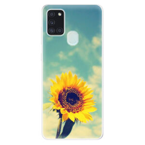 Odolné silikónové puzdro iSaprio - Sunflower 01 - Samsung Galaxy A21s
