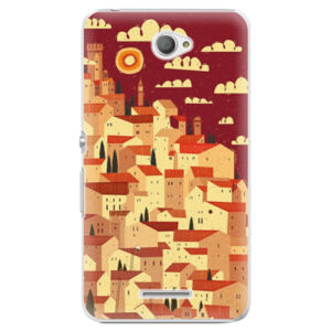 Plastové puzdro iSaprio - Mountain City - Sony Xperia E4