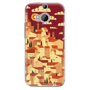 Plastové puzdro iSaprio - Mountain City - HTC One M8