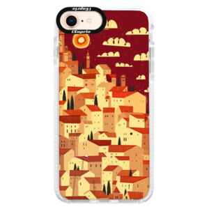 Silikónové púzdro Bumper iSaprio - Mountain City - iPhone 8