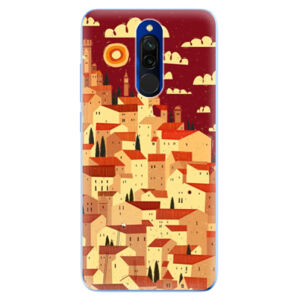Odolné silikónové puzdro iSaprio - Mountain City - Xiaomi Redmi 8
